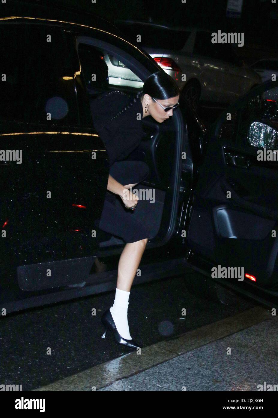 06. September 2022 Bella Hadid, Marc Kalman bei Gigi Hadid's Guest in Residence Launch Dinnner Le Chalet in Saks Fifth Avenue in New York 06. September 2022 Credit:RW/MediaPunch Stockfoto