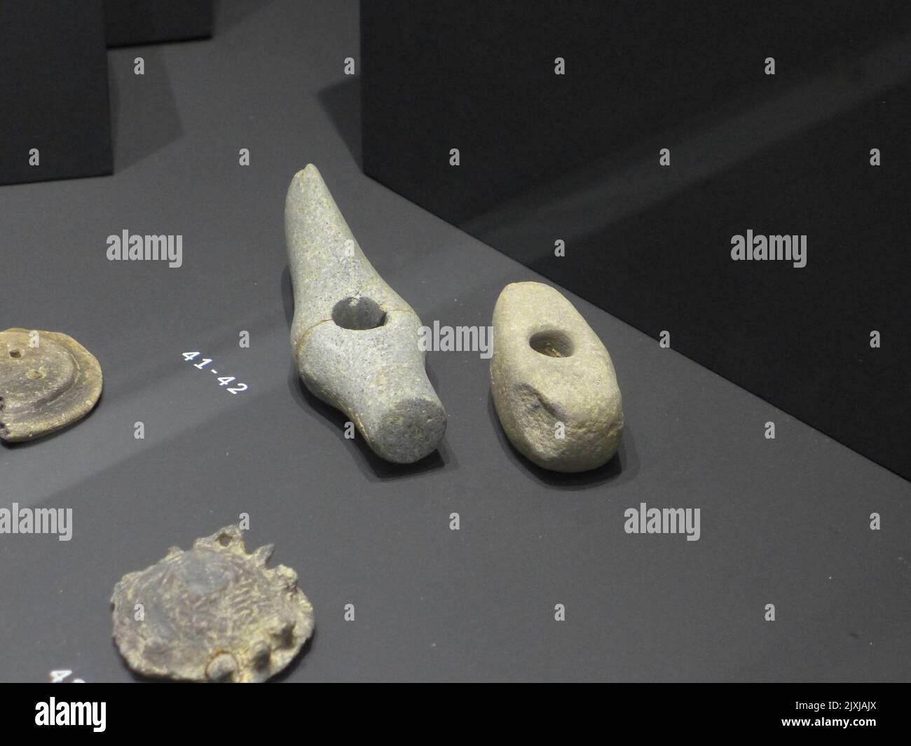 Ausstellungen im Archäologischen Museum von Lemnos Stockfoto