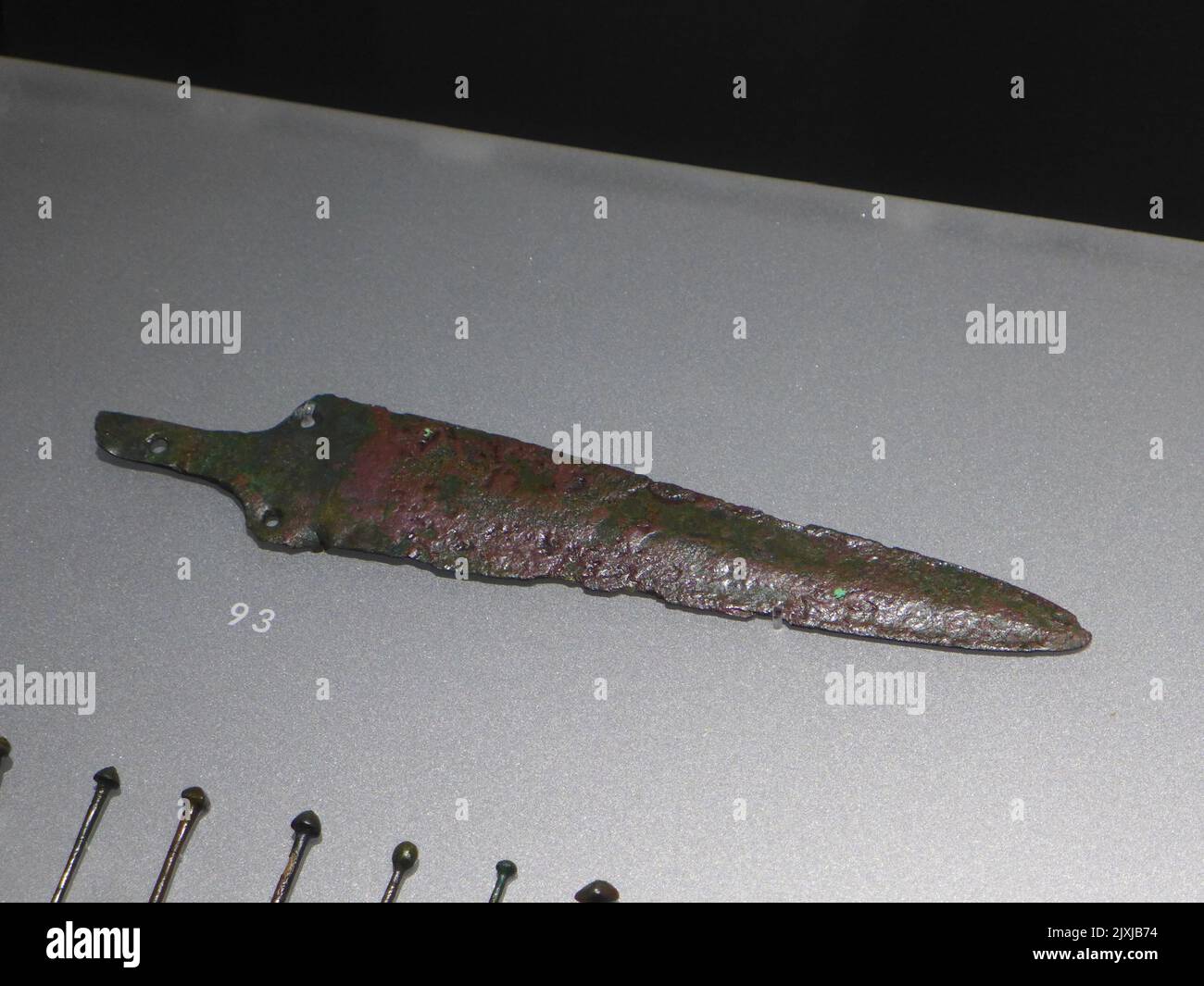 Ausstellungen im Archäologischen Museum von Lemnos Stockfoto