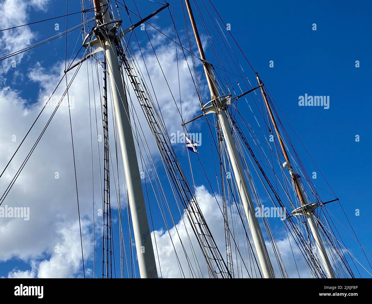 Blue Clipper, Ullapool, Highlands, Schottland Stockfoto