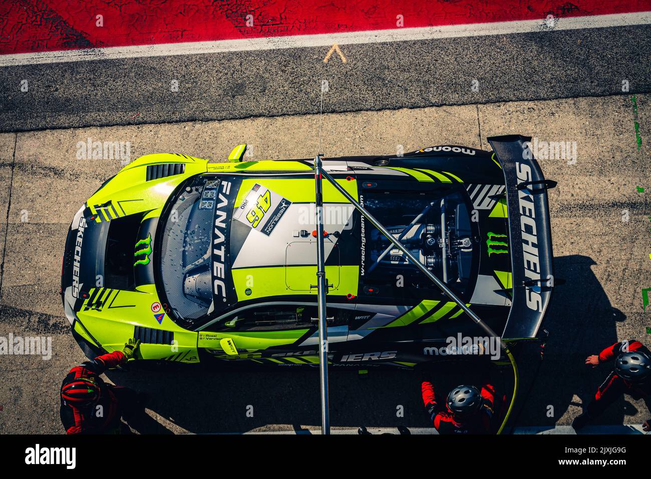 Valentino Rossi Runde Misano Fanatec Meisterschaft 2022 Stockfoto
