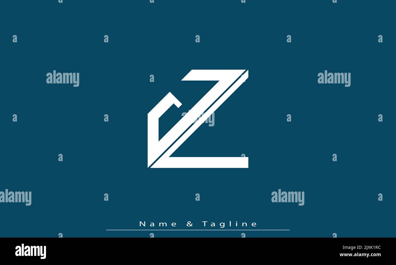 Buchstabenbuchstaben Initialen Monogramm Logo JL , LJ Stock Vektor