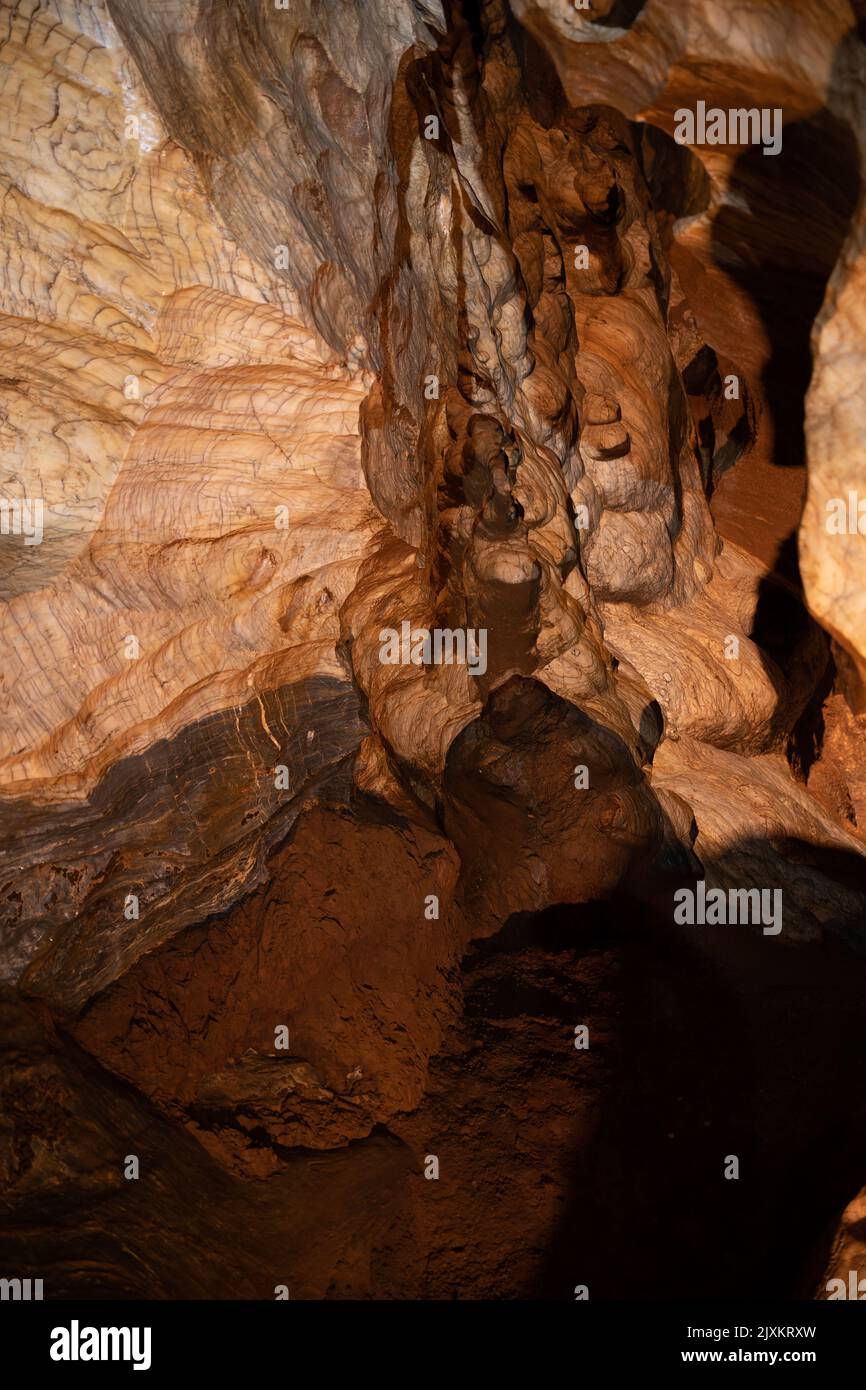 Baradla Cave, Ungarn Stockfoto