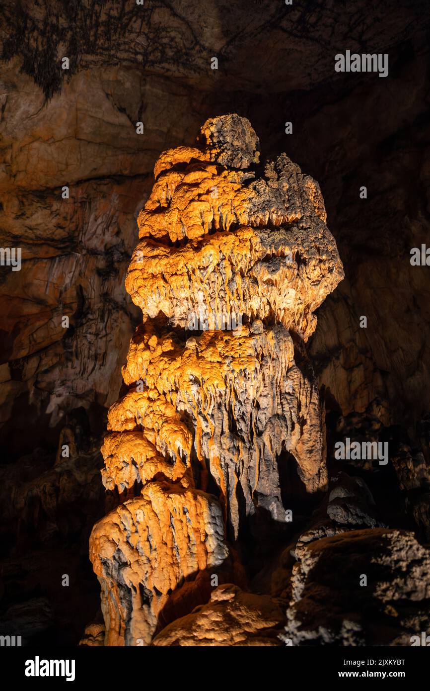 Baradla Cave, Ungarn Stockfoto