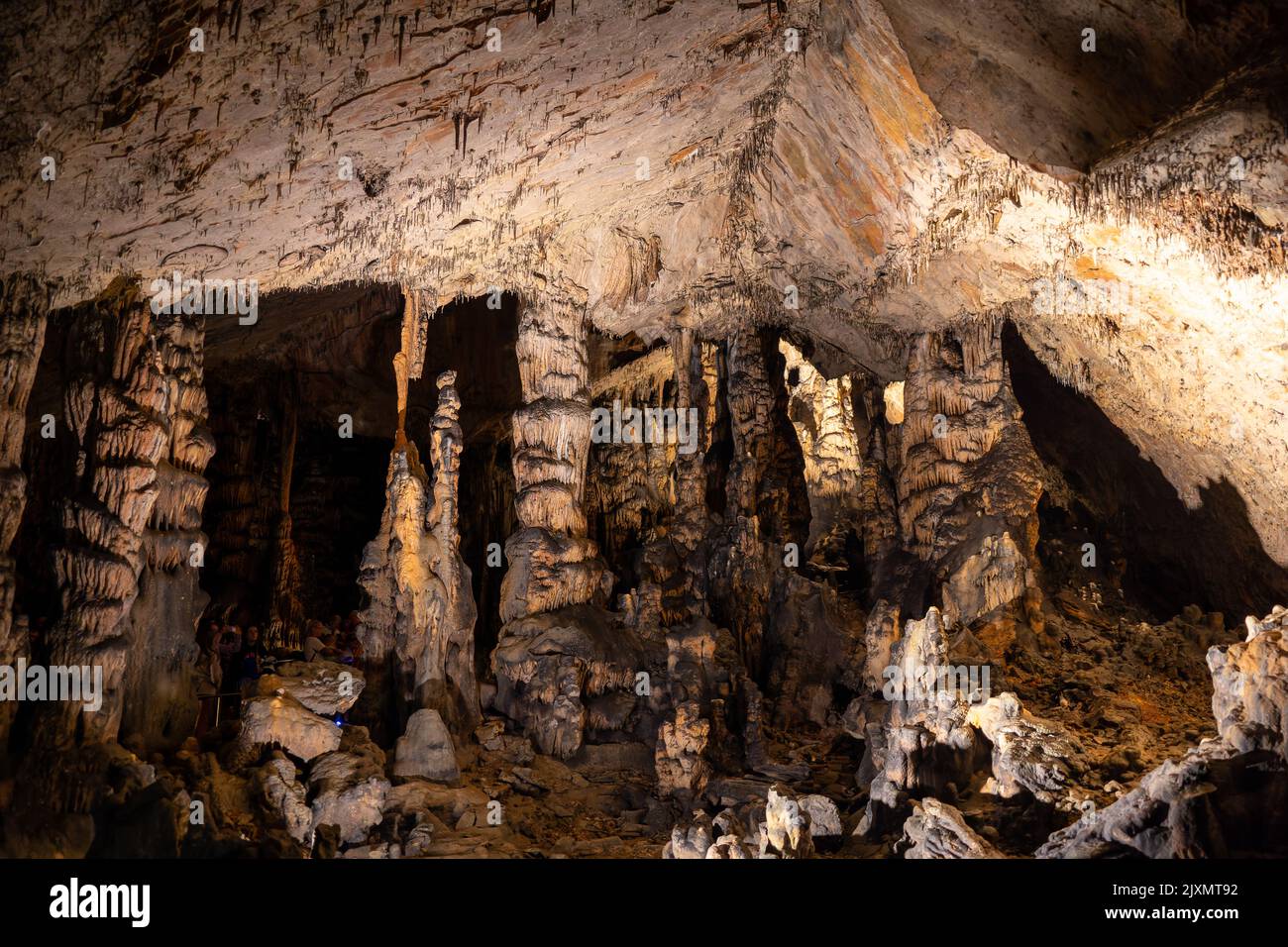 Baradla Cave, Ungarn Stockfoto