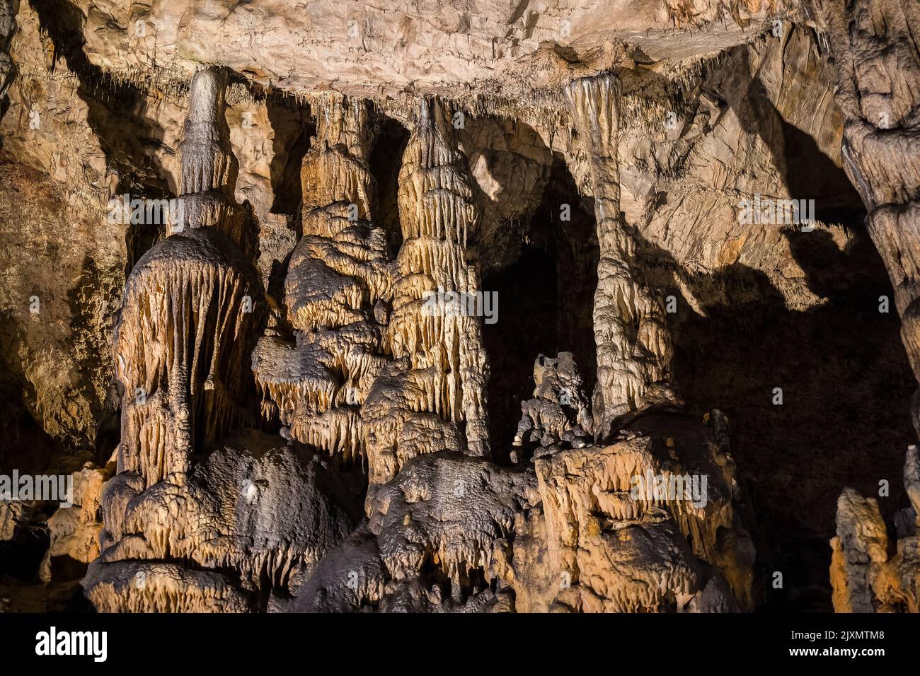 Baradla Cave, Ungarn Stockfoto