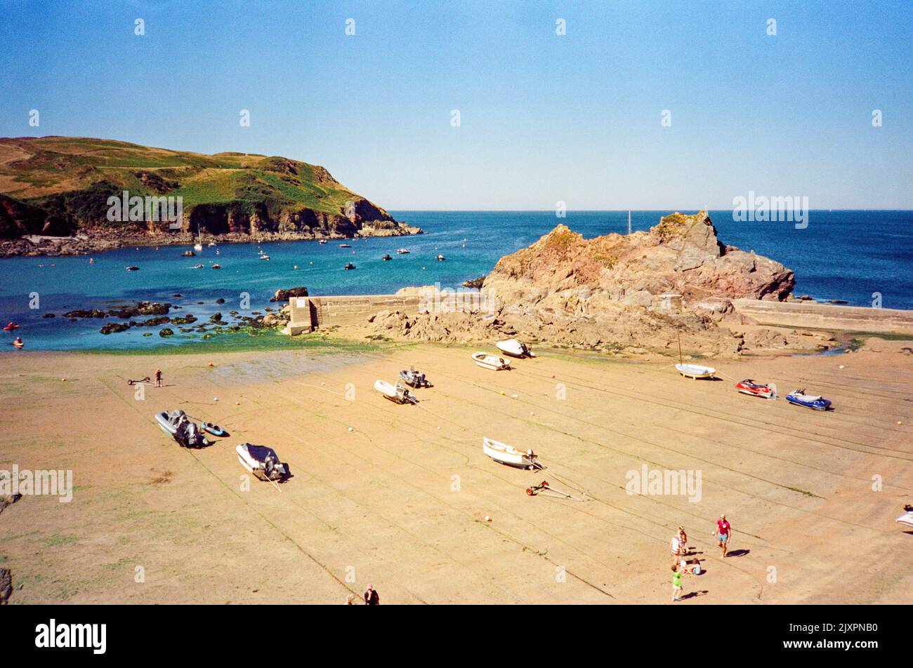 Hoffe Cove, South Devon, England, Vereinigtes Königreich. Stockfoto