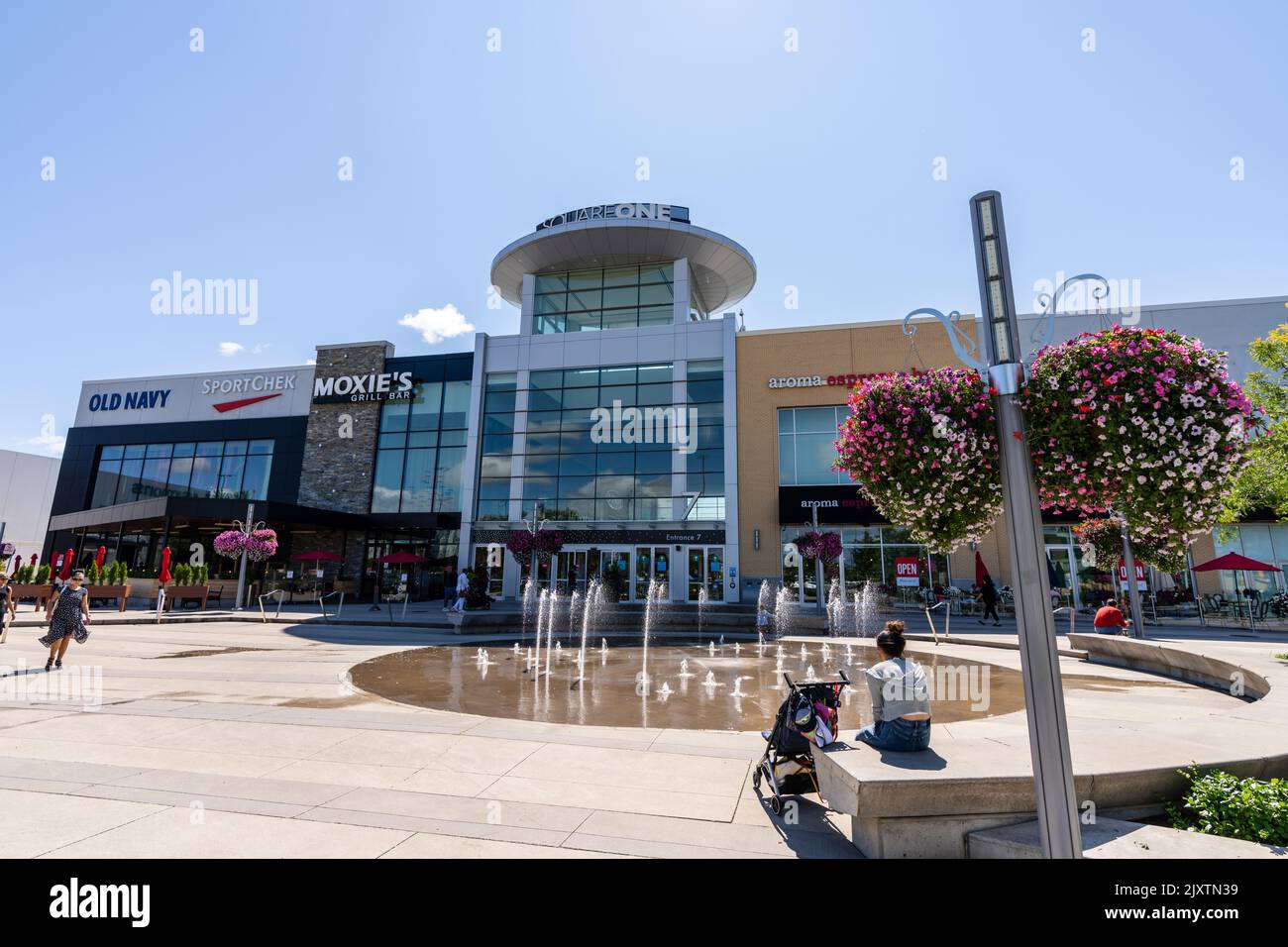 Einkaufszentrum Square One. Mississauga, Ontario, Kanada Stockfoto
