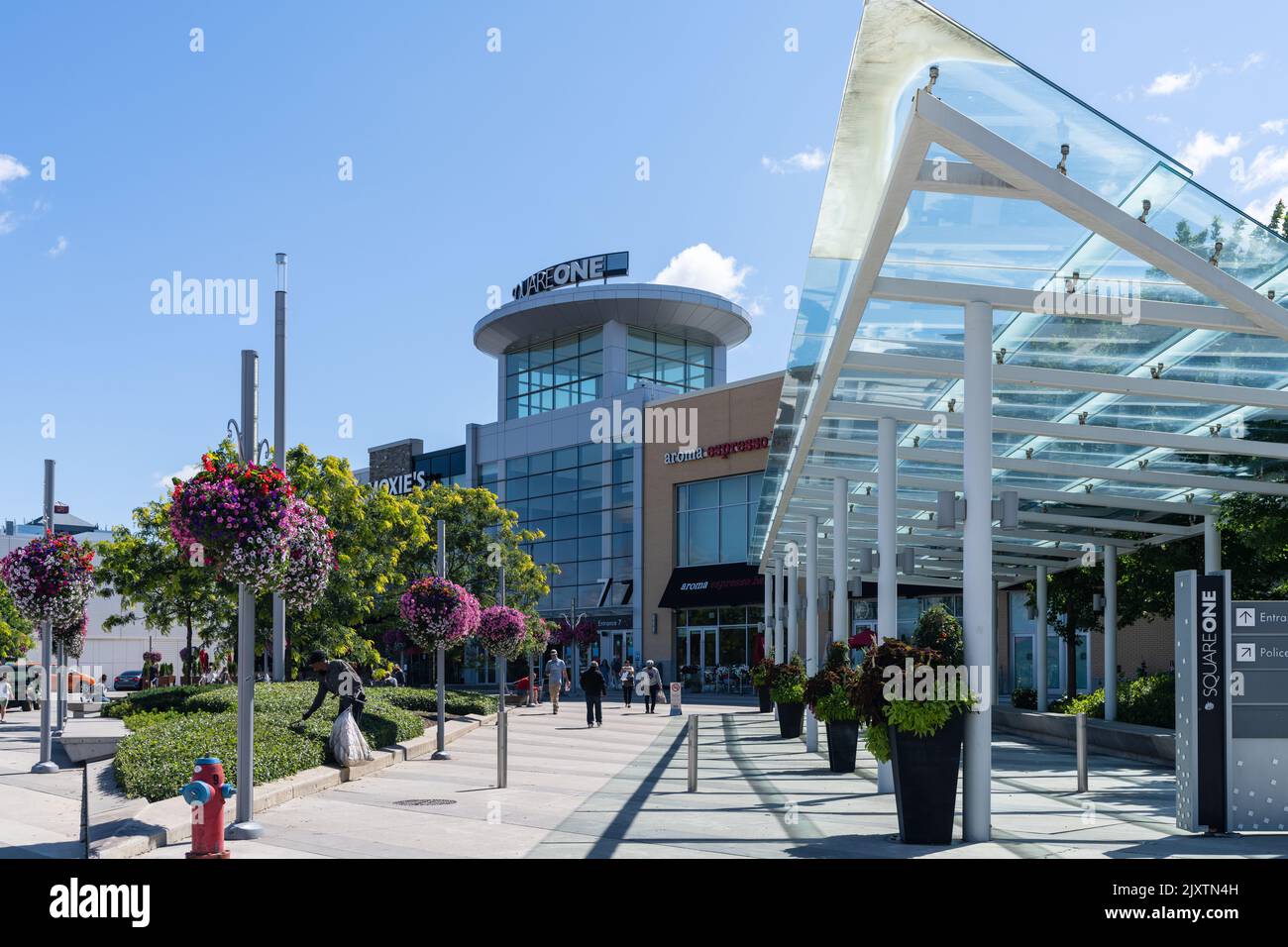 Einkaufszentrum Square One. Mississauga, Ontario, Kanada Stockfoto