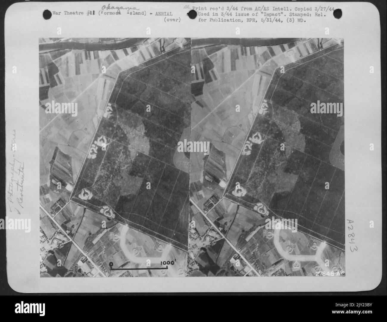 In Okayama, formosa, finden drei Kämpfer Platz. Stockfoto