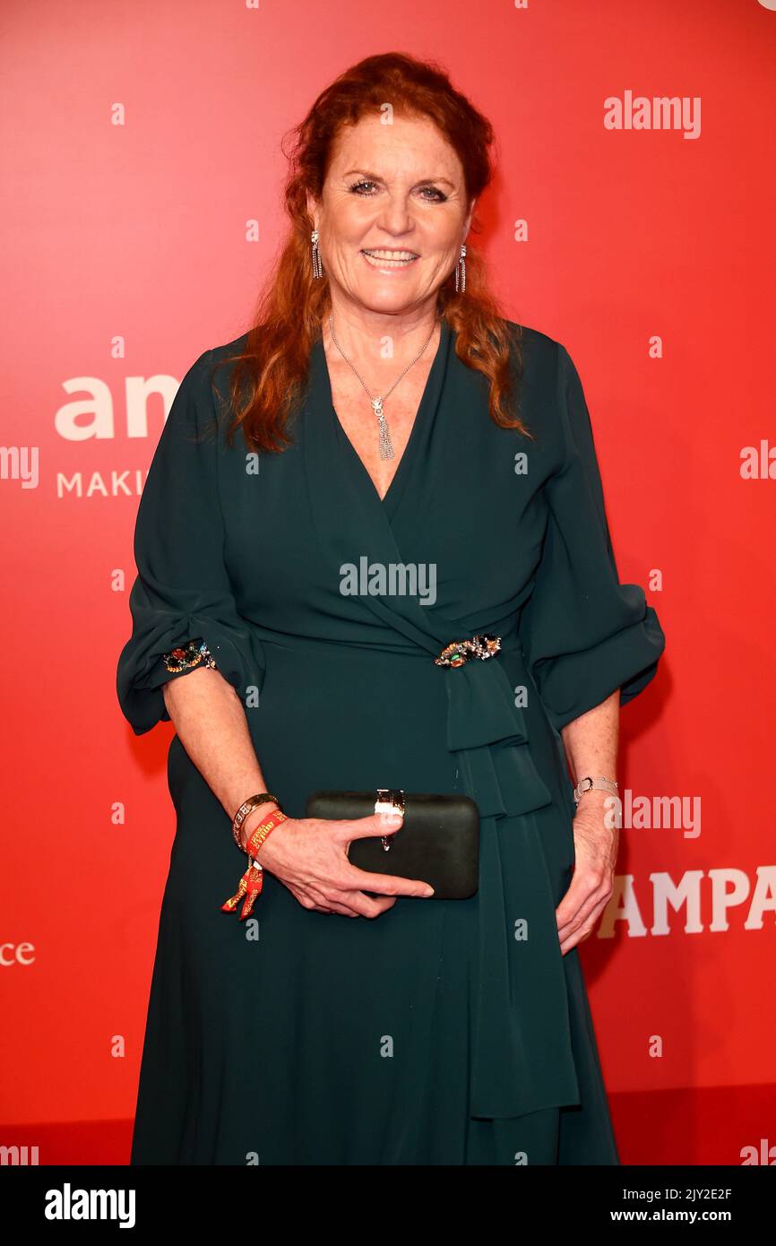 -Venezia, 79. Venice Film Festival 2022, amfAR Gala. Nella foto: Sarah, Herzogin von York, Ferguson Stockfoto