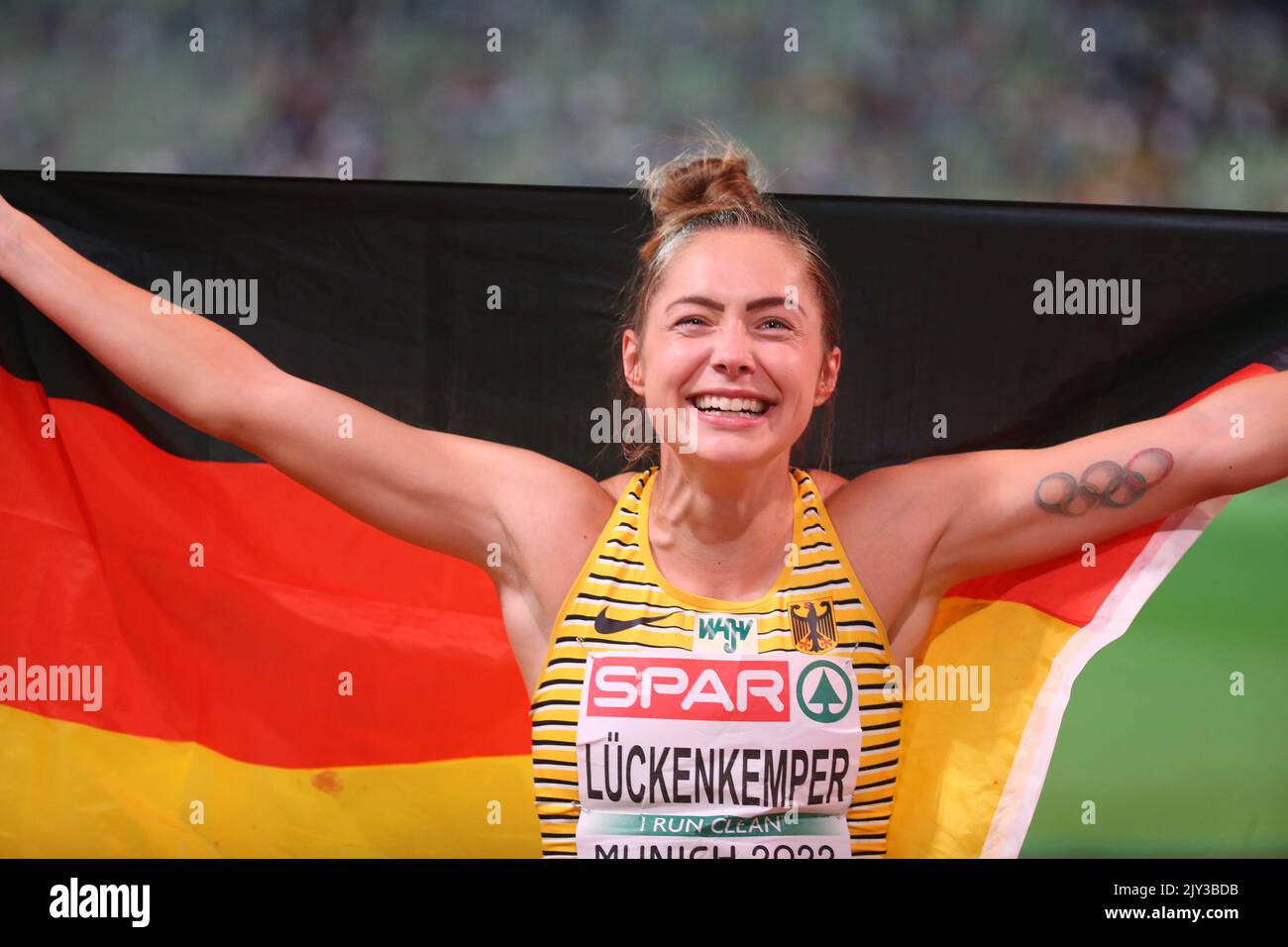 LÜCKENKEMPER Gina of Germany 100mFinale der Frauen während der