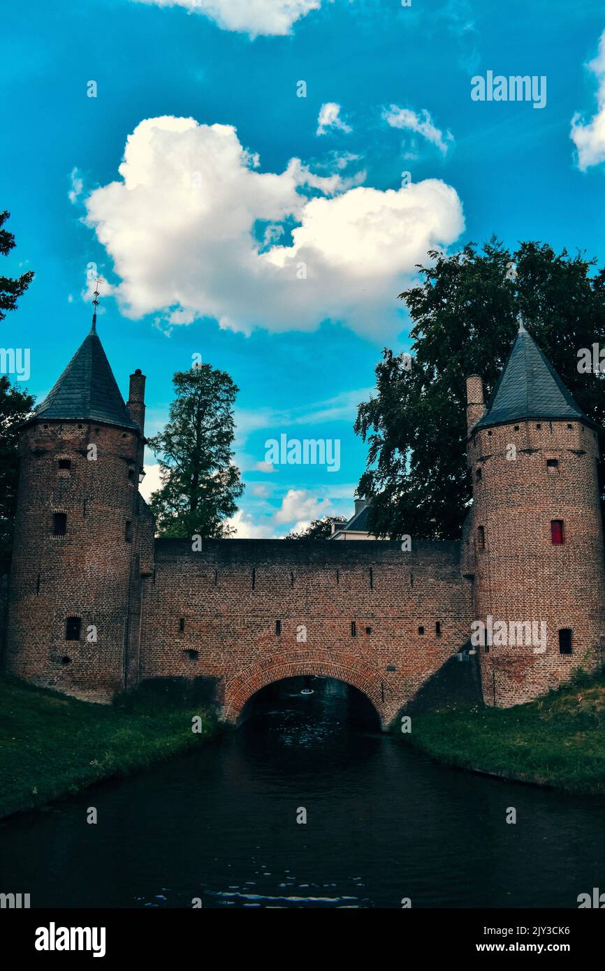 Das historische Zentrum von Amersfoort im Sommer Stockfoto