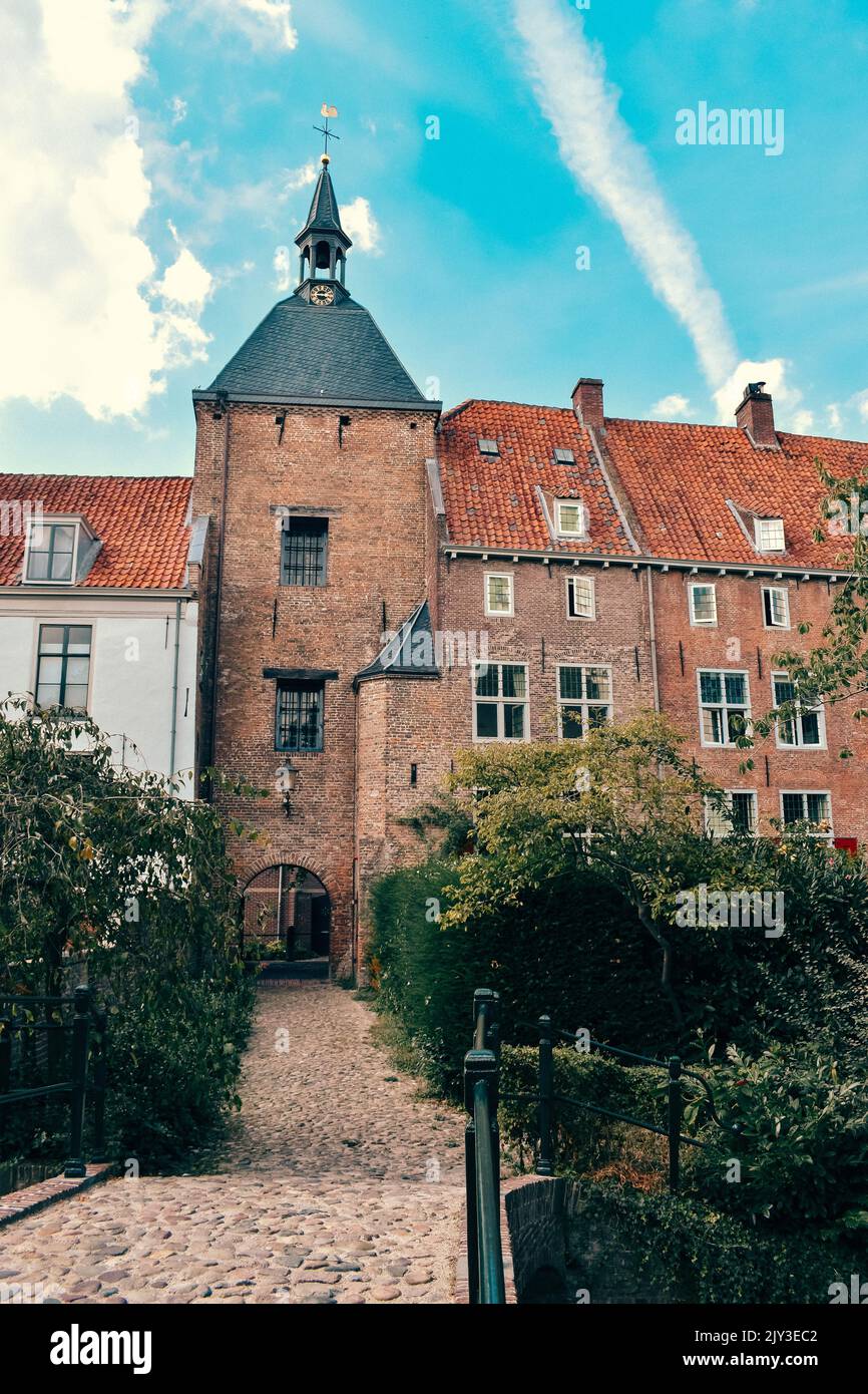 Das historische Zentrum von Amersfoort im Sommer Stockfoto