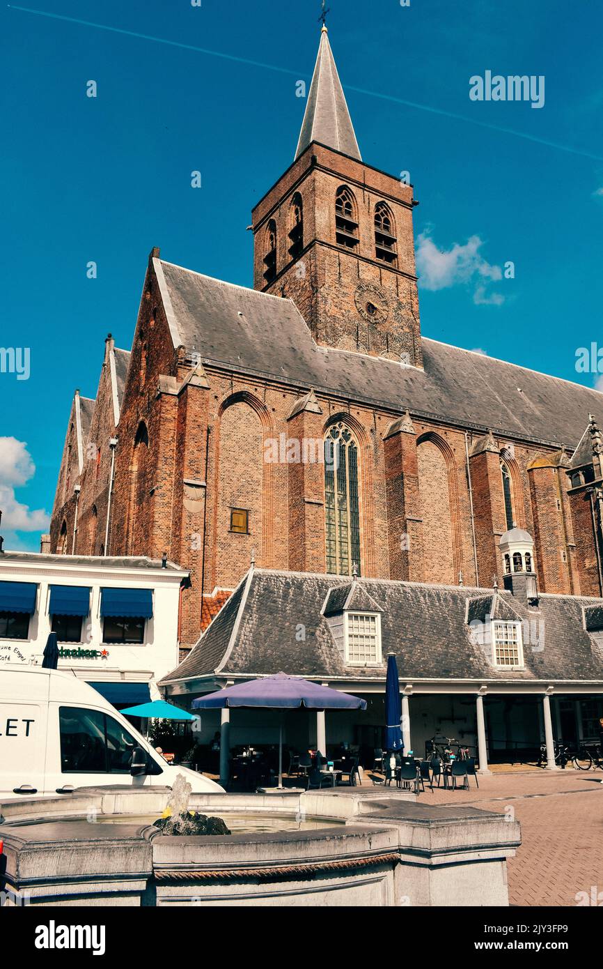 Das historische Zentrum von Amersfoort im Sommer Stockfoto