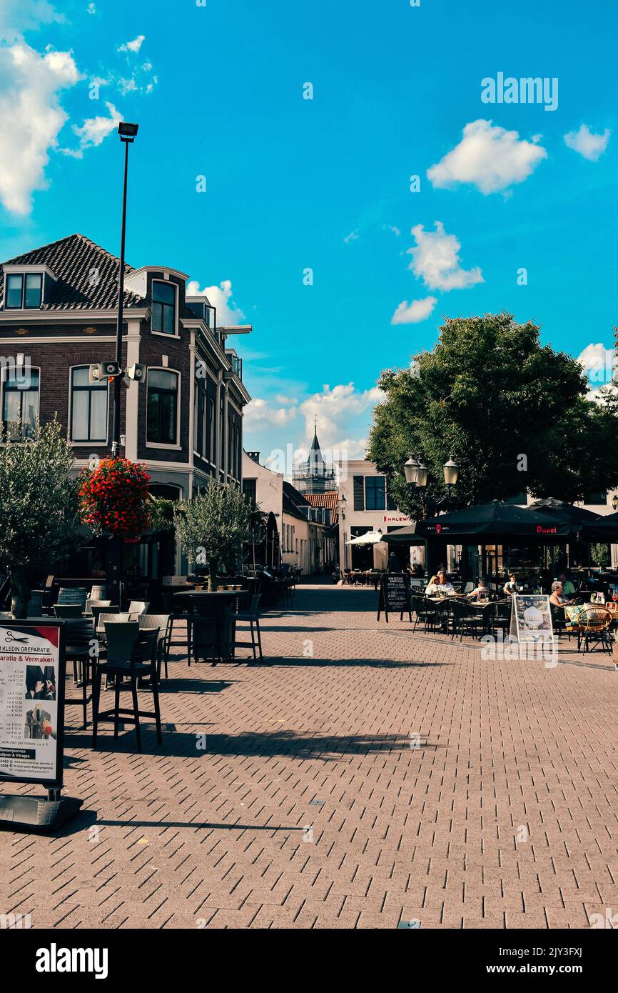 Das historische Zentrum von Amersfoort im Sommer Stockfoto