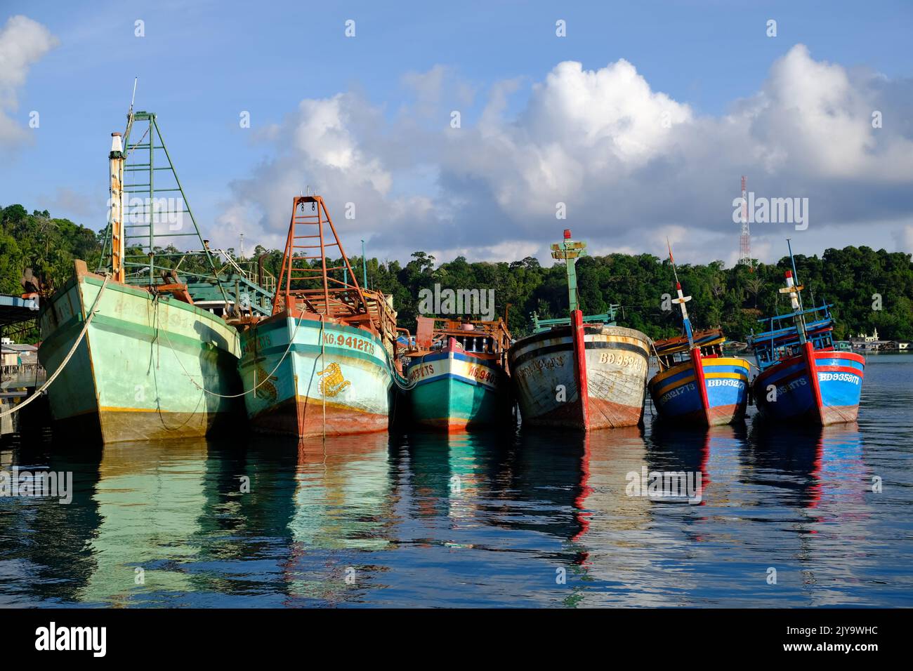 Indonesien Anambas-Inseln - Terempa vietnamesische Schiffswracks Stockfoto