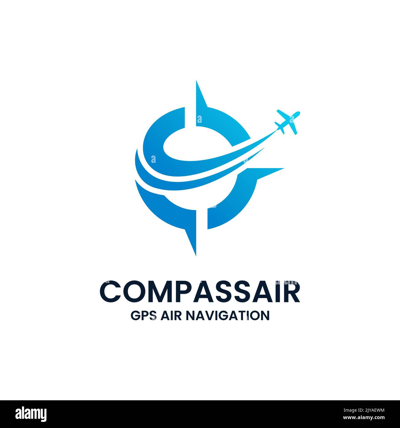 Travel Compass Logo Design-Vorlage. Urlaub oder Reise Tourismus und Exploration Konzept. Stock Vektor