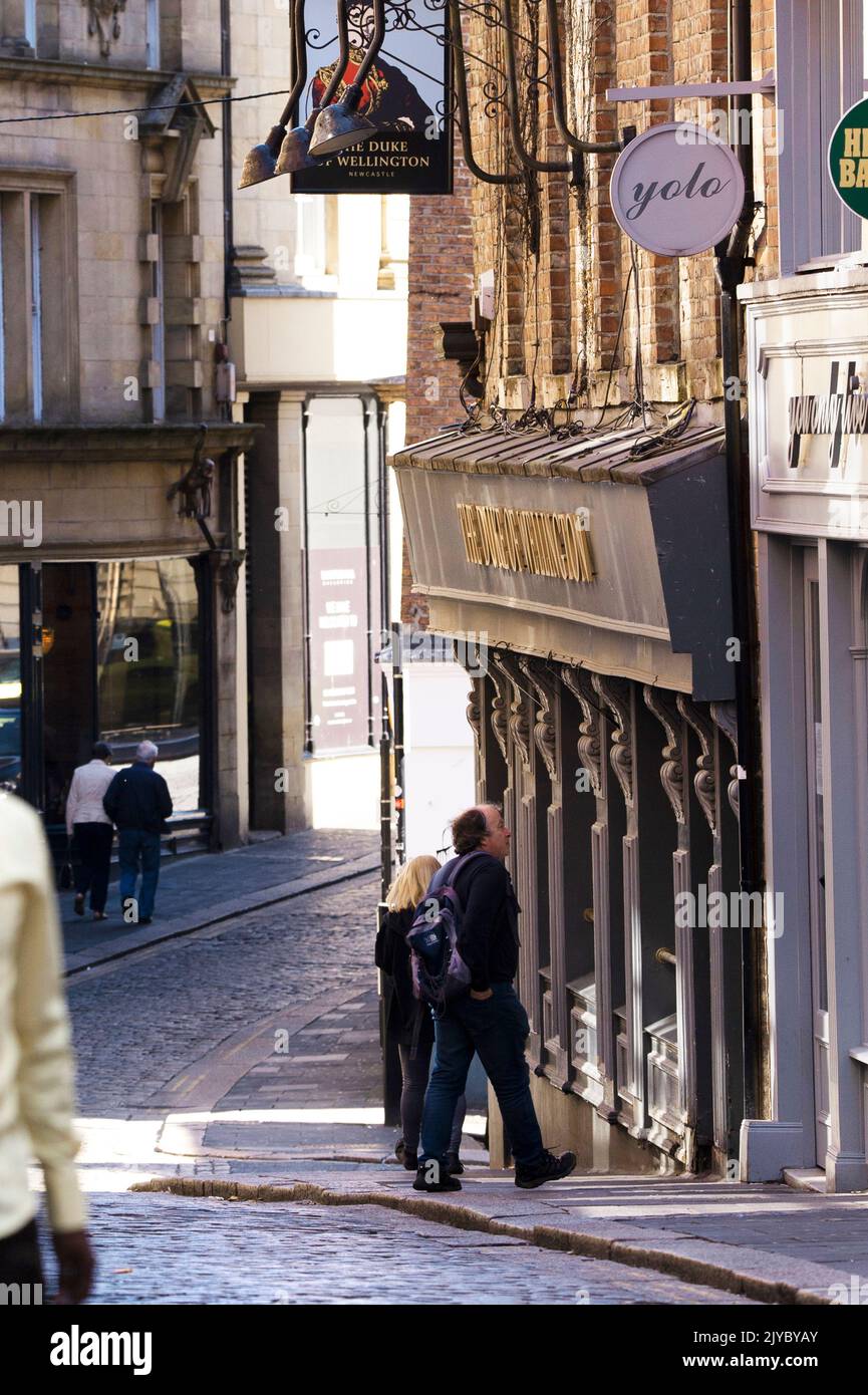 The Duke of Wellington Pub, High Bridge, Newcastle-upon-Tyne Stockfoto