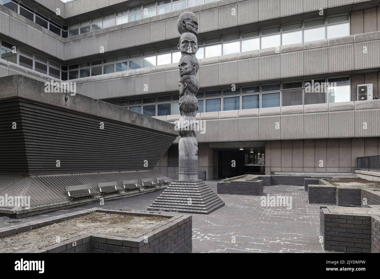 Baynard House entworfen von William Holford 1972-1979, London, Großbritannien Stockfoto