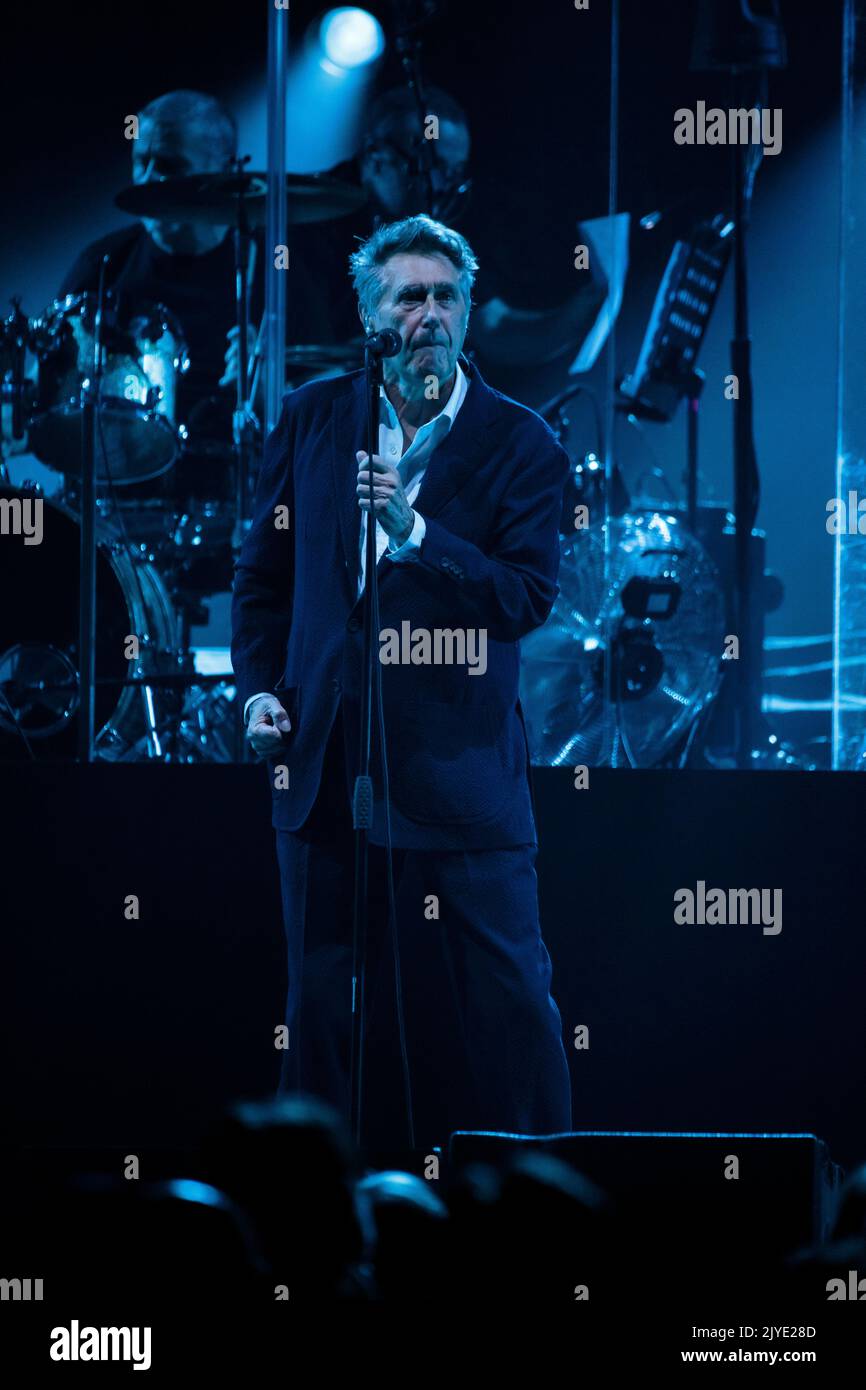 Toronto, Kanada. 07. September 2022. Bryan Ferry, der Sänger von Roxy Music, trat während der 50.-jährigen Tourauftakt-Show in Toronto auf.Quelle: Bobby Singh/Alamy Live News Stockfoto