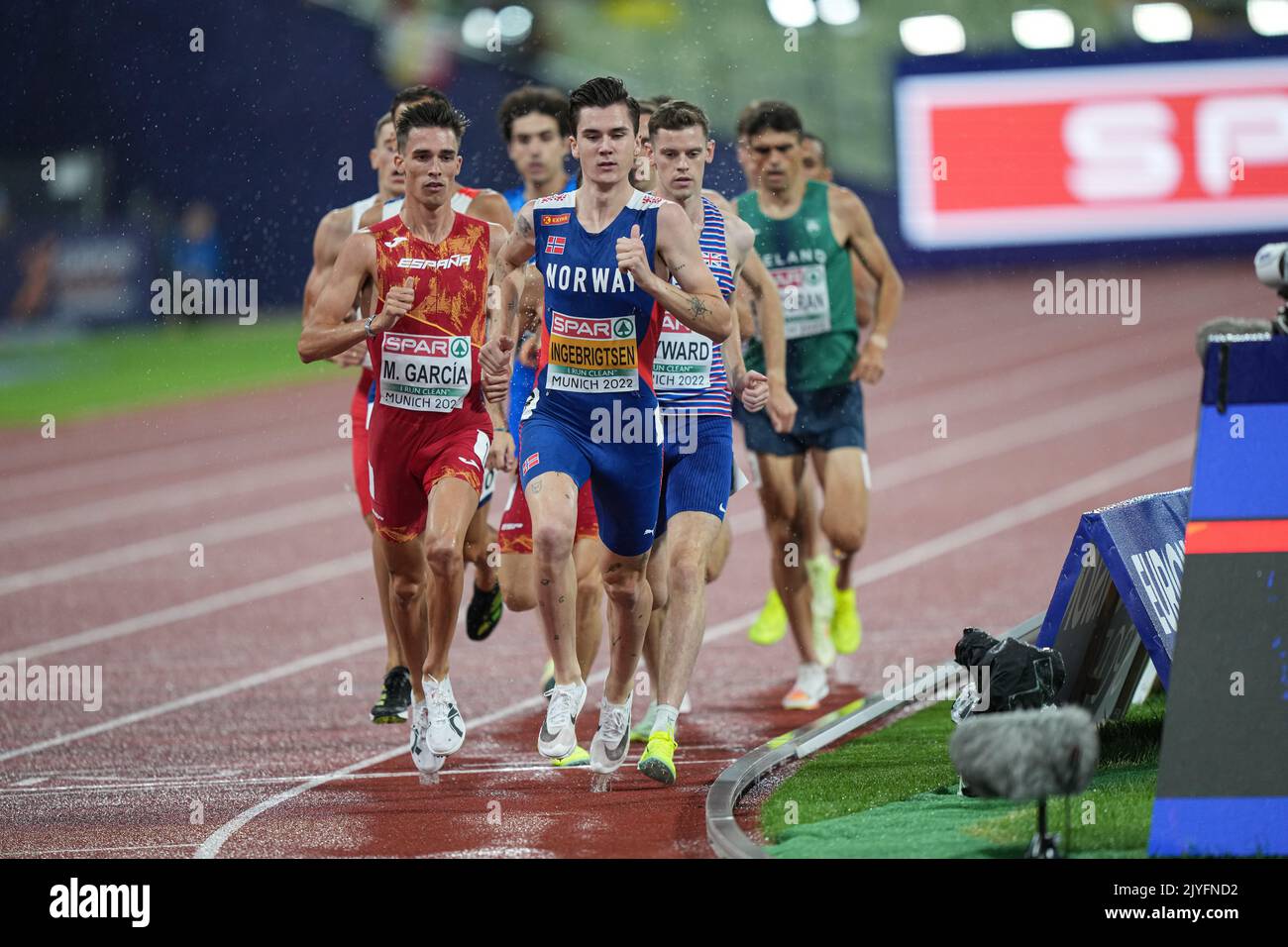 Jakob Ingebrigtsen nimmt an den 1500 Metern der Leichtathletik