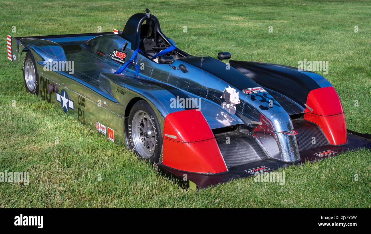 GROSSE POINTE SHORES, MI/USA - 19. JUNI 2022: A 2009 Hurley Racing Lincspeed LSR II, EyesOn Design Car Show, in der Nähe von Detroit, Michigan. Stockfoto