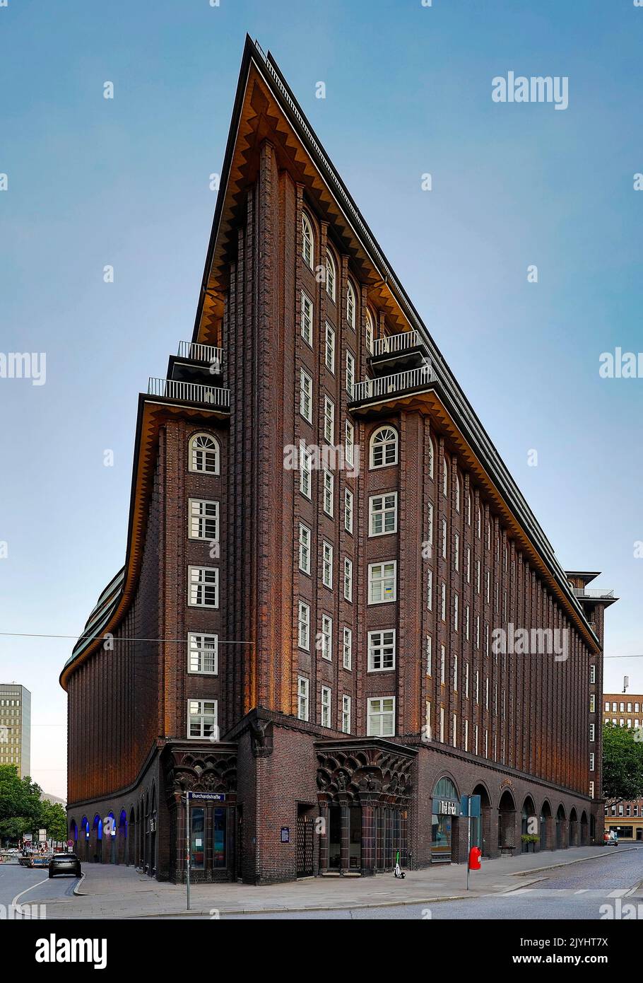 Chilehaus, ehemaliges Kontorhaus, Deutschland, Hamburg Stockfoto