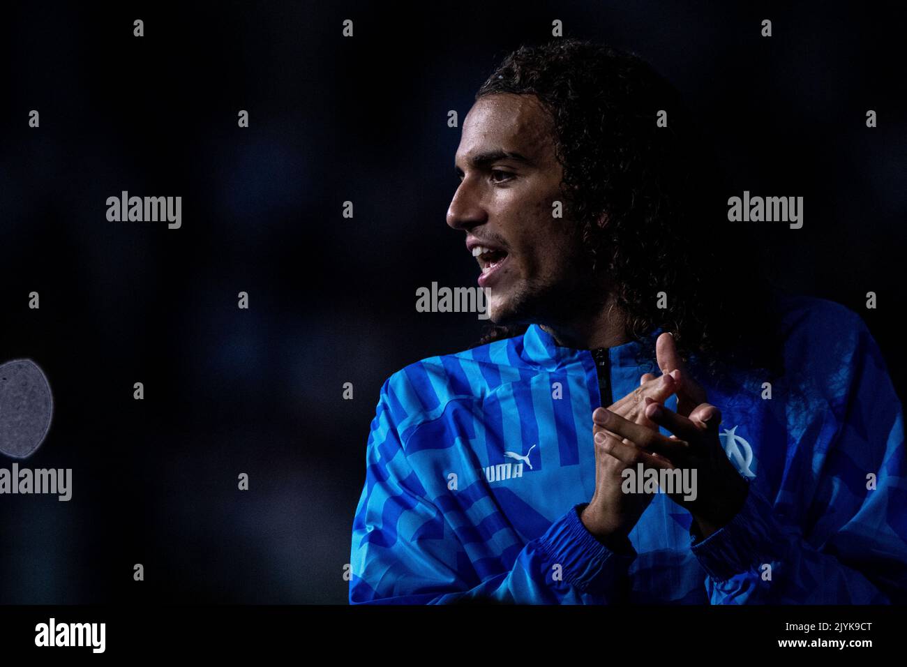 LONDON, ENGLAND - 07. SEPTEMBER: Matteo Guendouzi von Olympique Marseille während des UEFA Champions League-Spiel der Gruppe D zwischen Tottenham Hotspur und O Stockfoto