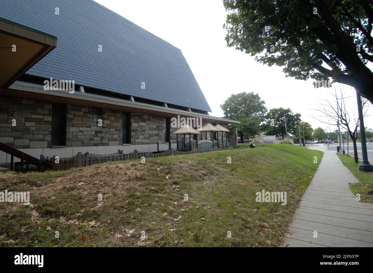 Höhepunkte: Von der Regierung finanzierte städtische Gebäude der National Mortgage Association (Ginnie Mae). Stockfoto