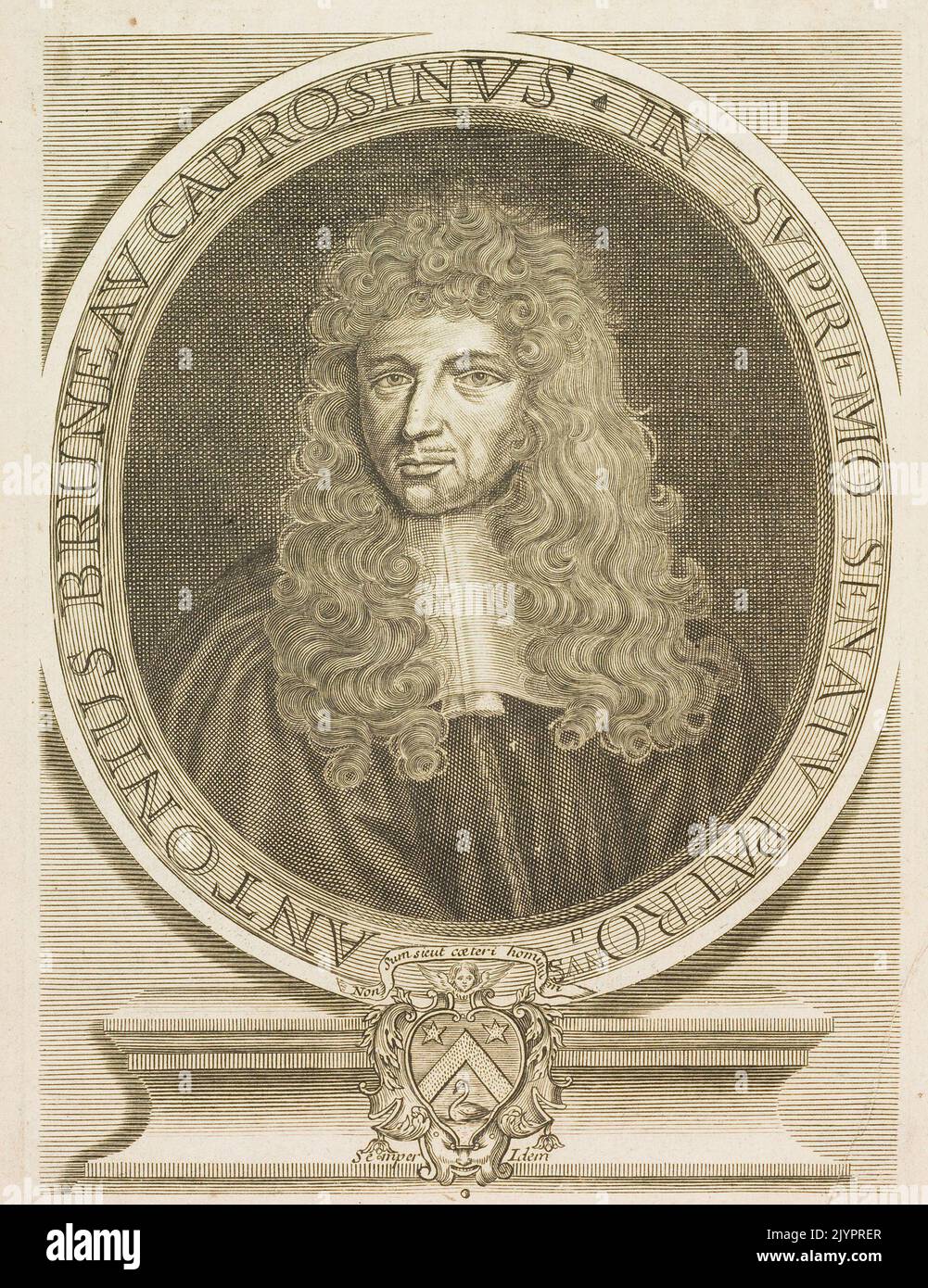 Avius Bruneaua ist eine antike historische Figur, deren genaue Rolle in der Geschichte nicht klar definiert ist. Diese Person scheint mit dem frühmittelalterlichen oder alten europäischen Erbe verbunden zu sein, aber weitere Informationen über ihr Leben sind nach wie vor knapp. Stockfoto