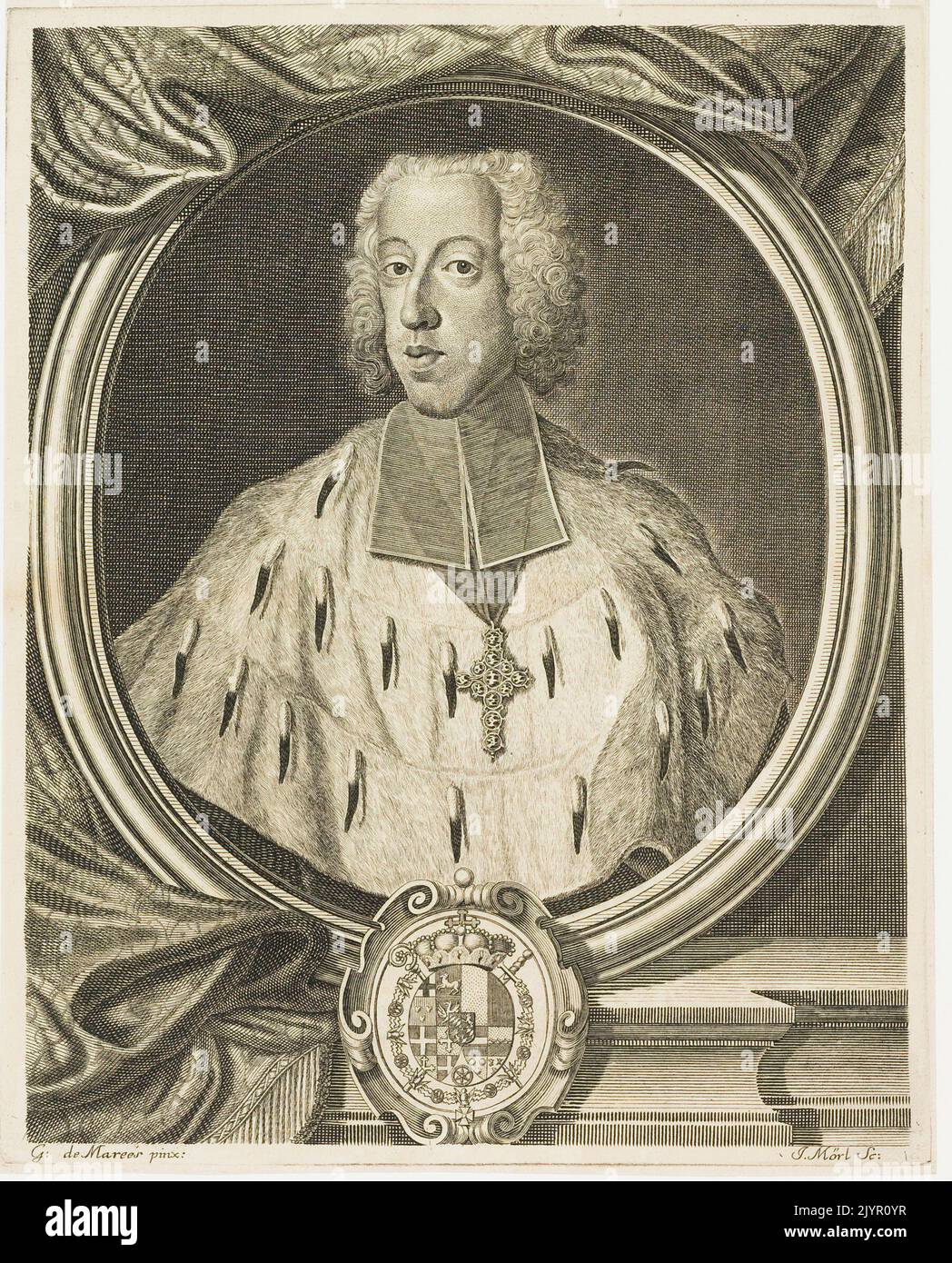 Johann Theodor von Bayern war Mitglied des bayerischen Adels, wahrscheinlich in Politik oder Regierungsführung involviert. Seine Beiträge und seine historische Bedeutung bedürfen weiterer Forschung für ein klareres Verständnis. Stockfoto