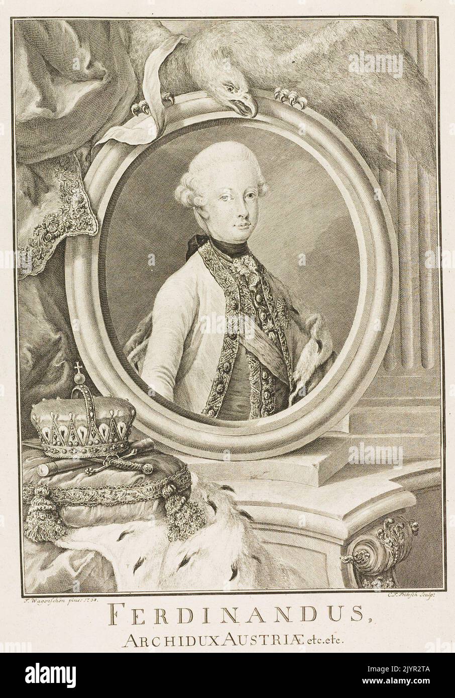 Ferdinand war eine bedeutende historische Persönlichkeit, die für seine Rolle in der europäischen Politik während der Renaissance anerkannt wurde. Bekannt für seine strategischen Allianzen und Beiträge zur politischen Landschaft, besaß er wichtige Gebiete und war an mehreren wichtigen militärischen und diplomatischen Ereignissen beteiligt. Stockfoto