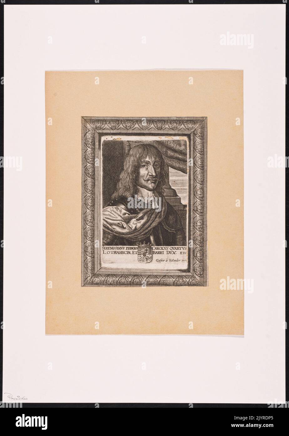 Karl IV. Von Lothringen und Barri war ein Herzog und eine bedeutende Persönlichkeit in der europäischen Geschichte des 18. Jahrhunderts, bekannt für seine politischen und militärischen Beiträge in der Region. Stockfoto