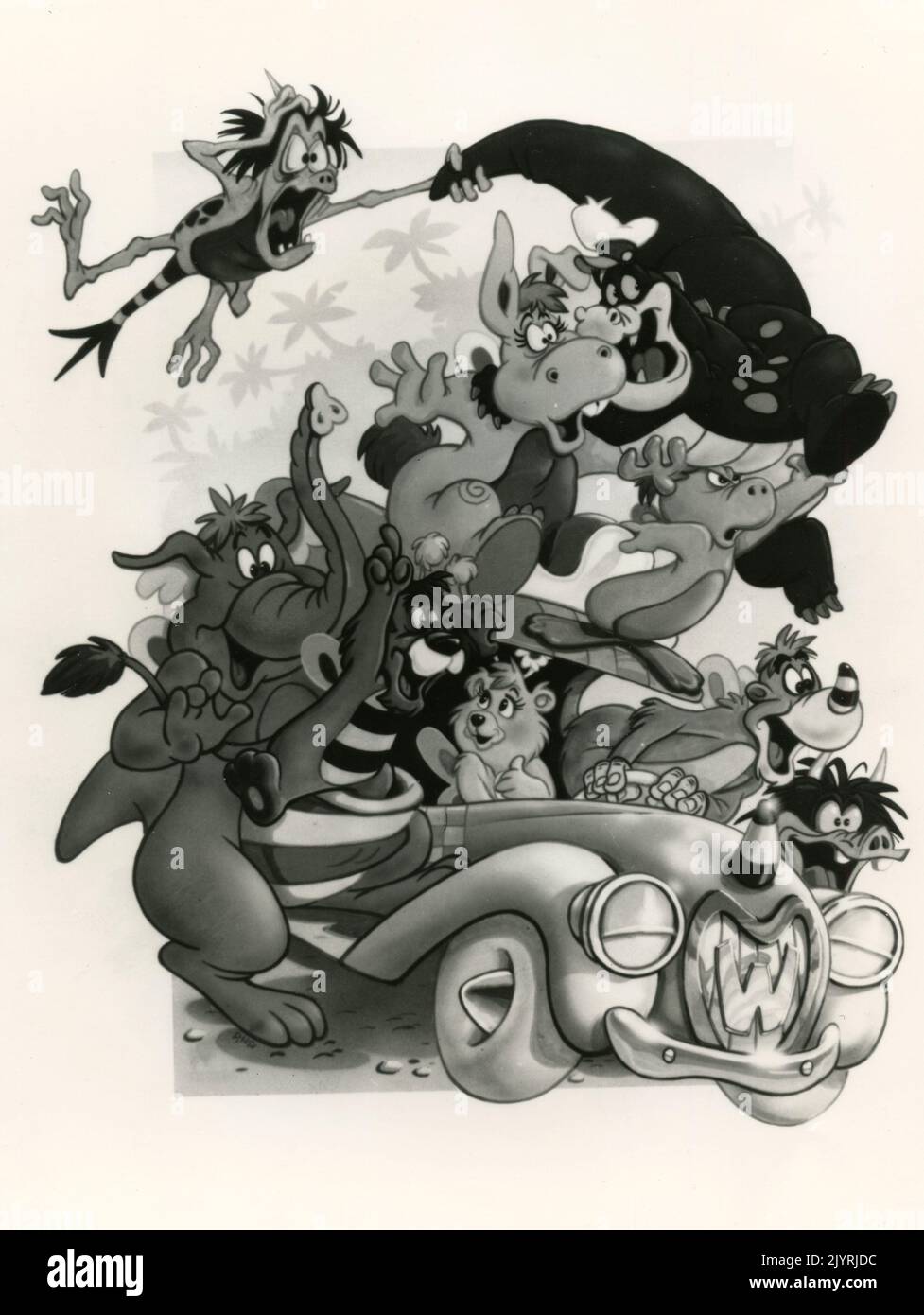 Szene aus der animierten TV-Serie The Wuzzles, USA 1985 Stockfoto