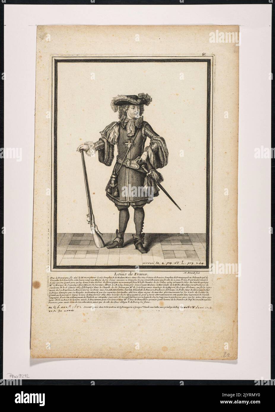 Lois de France war ein Titel für französische Königinnen und Prinzessinnen, der die königliche Linie Frankreichs repräsentierte. Dieser Titel wurde oft verwendet, um sich auf ein Mitglied der königlichen Familie zu beziehen, hauptsächlich Töchter der französischen Monarchen, die in ausländische Höfe geheiratet waren oder bedeutende politische Rollen innehatten. Stockfoto