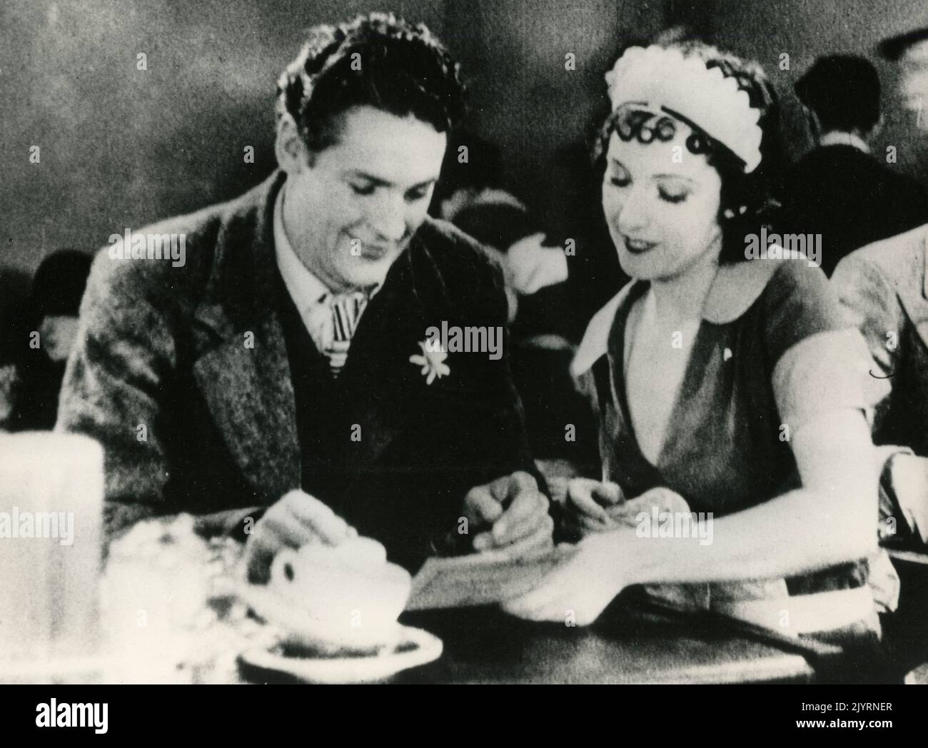 Der Schauspieler Charles Farrell und die Schauspielerin Mary Duncan im Film City Girl, USA 1930 Stockfoto