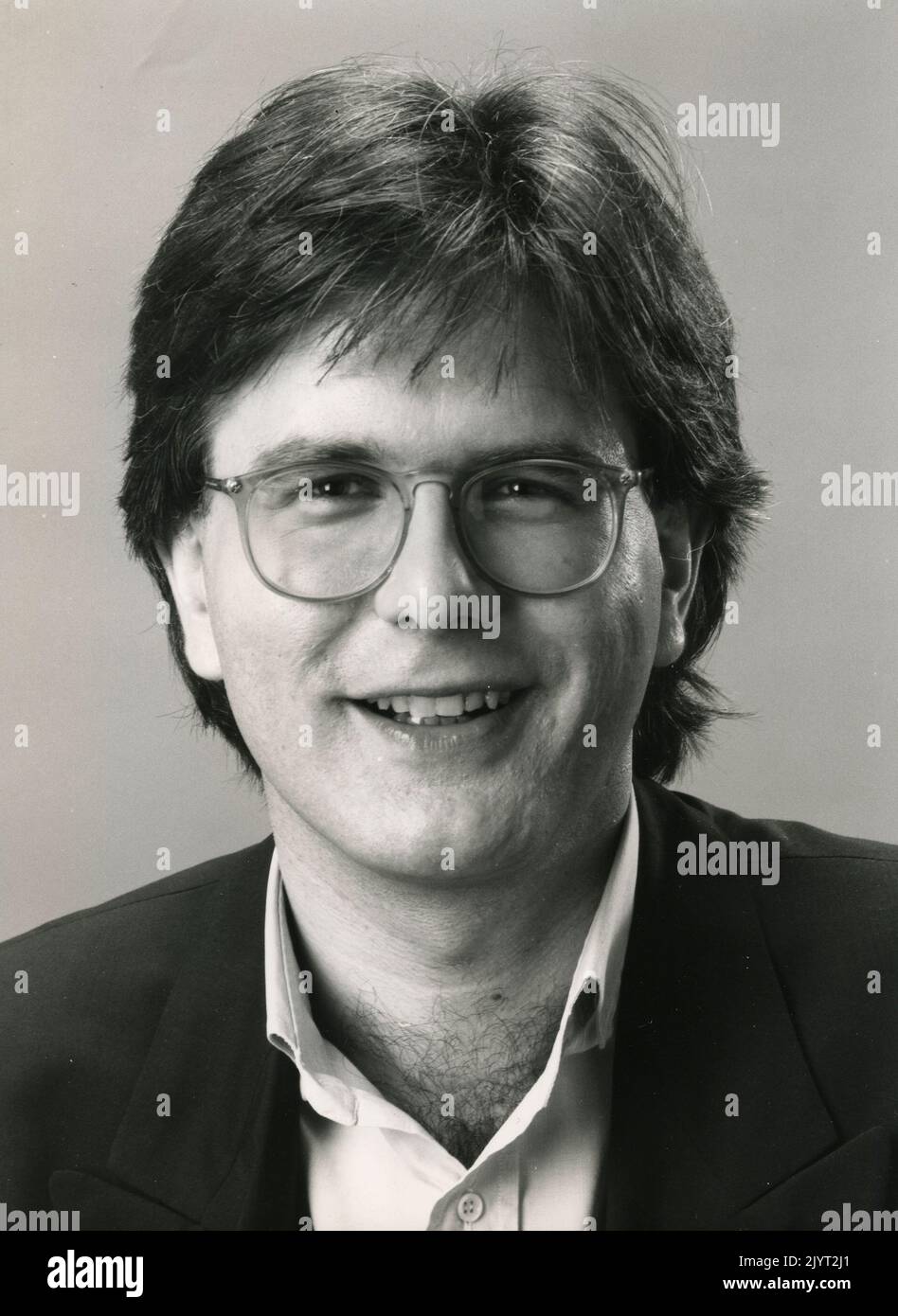 Deutscher Schauspieler, Komiker und Fernsehmoderator Harald Schmidt, 1990s Stockfoto