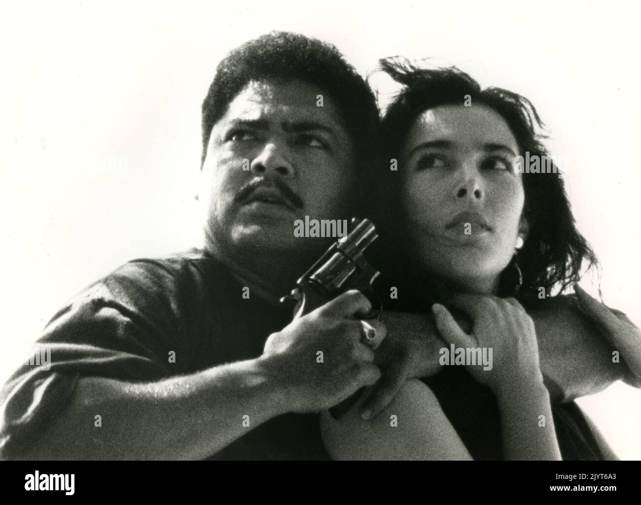 Der mexikanische Schauspieler Reinol Martinez und die Schauspielerin Consuelo Gomez im Film El Mariachi, USA 1992 Stockfoto