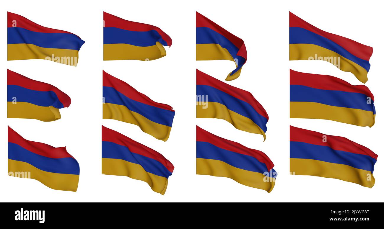 Armenien-Flagge 90x150 Cm – Polyester, 90g, Doppelt Genäht, Mit 2 Ösen, Von Stormflag