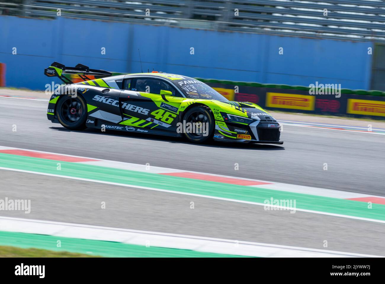 Valentino Rossi Runde Misano Fanatec Meisterschaft 2022 Stockfoto