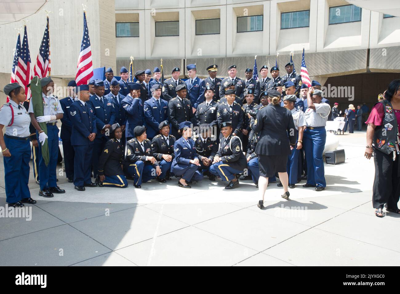 Memorial Day Gedenkveranstaltungen, HUD-Hauptquartier. Stockfoto