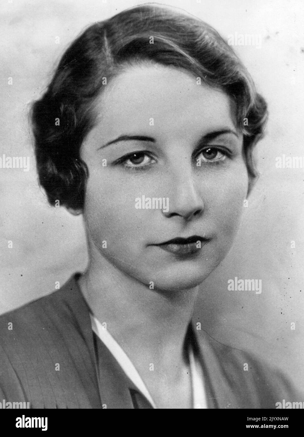 Frau Helen Wills Moody. 23.Mai 1932. (Foto von Associated Press Photo). Stockfoto