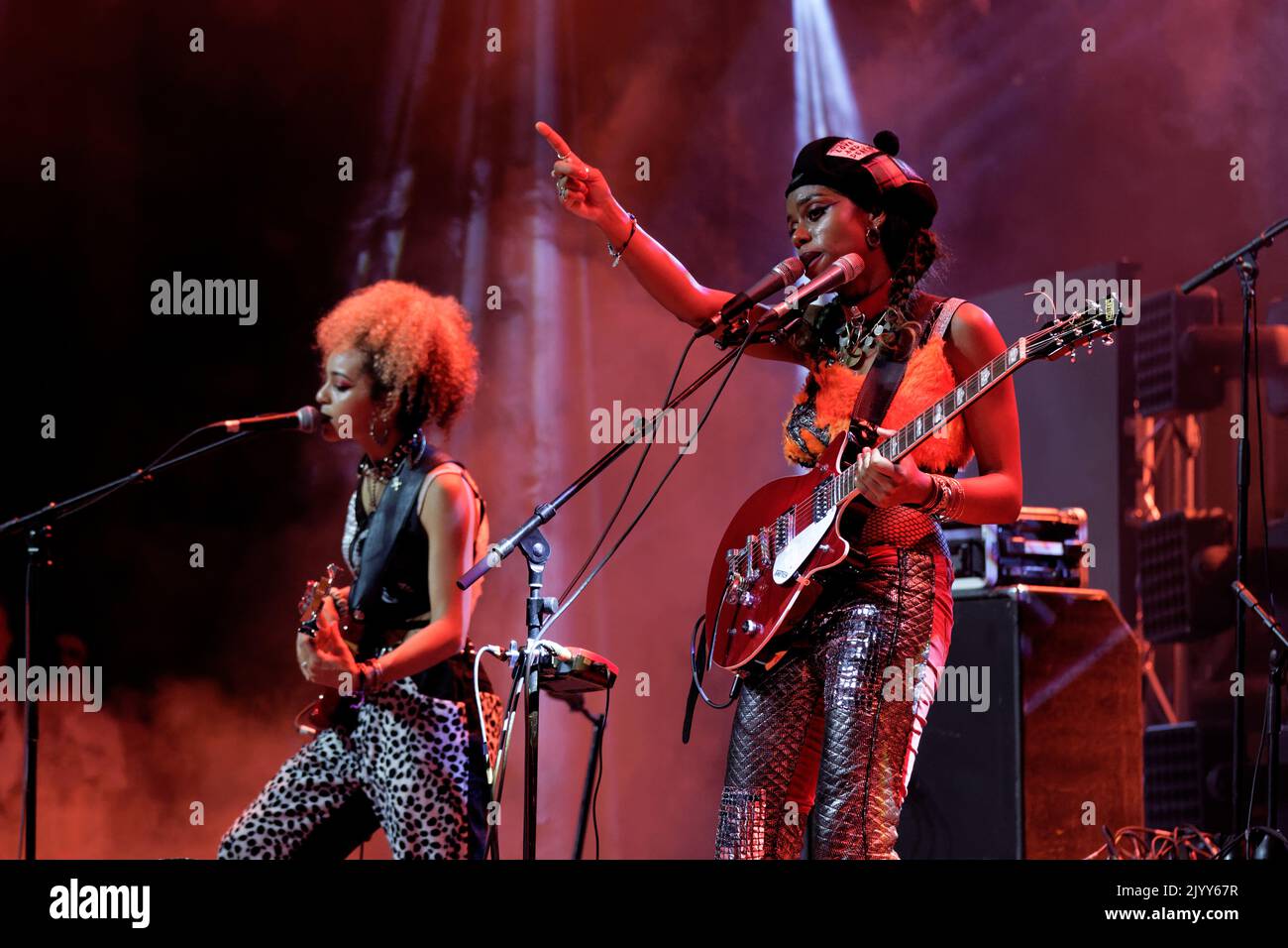 NOVA TWINS MARSATAC , Marseille, FRANKREICH, 24/06/2017 Florent 'MrCrash' B. Stockfoto