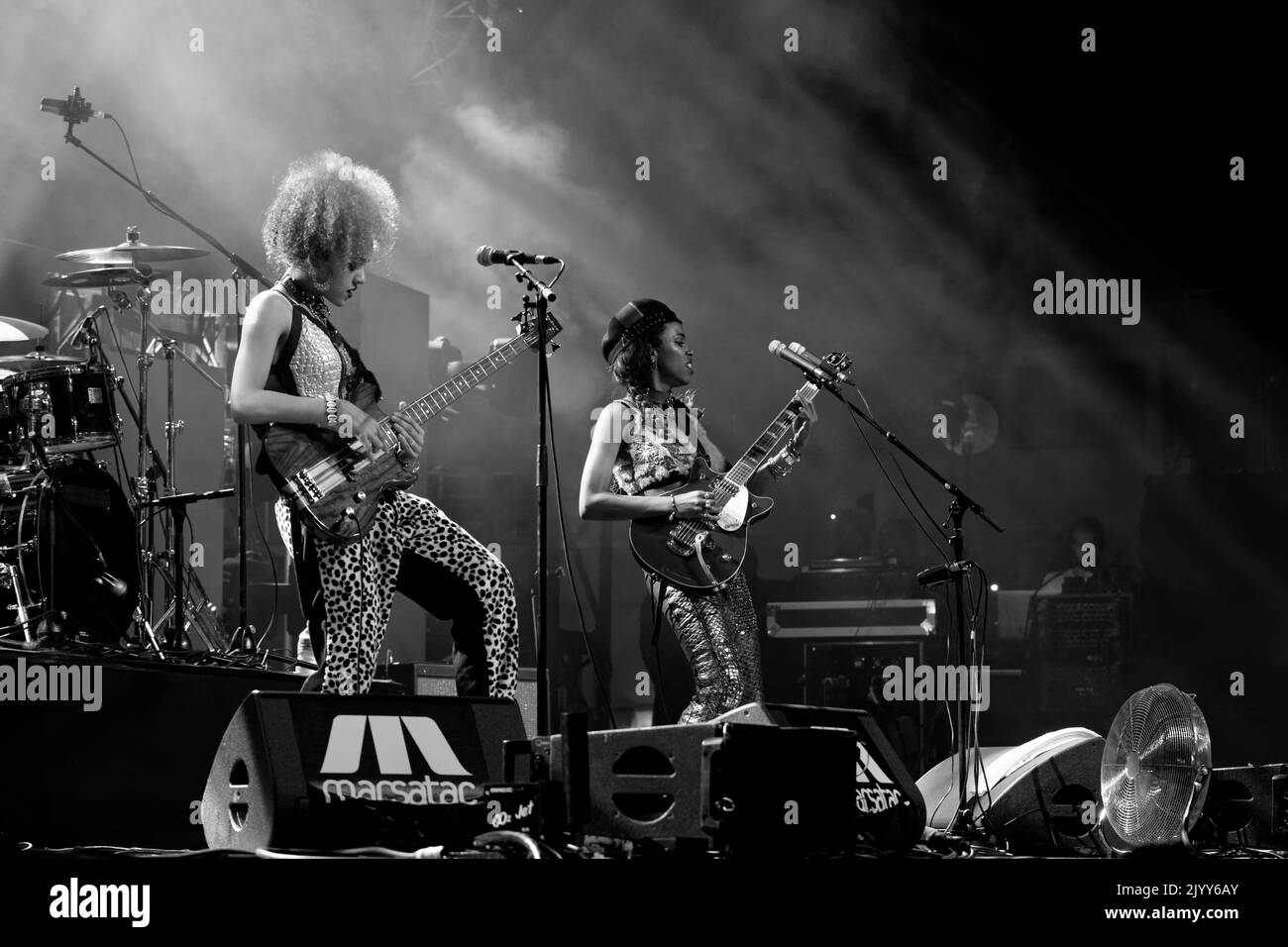 NOVA TWINS MARSATAC , Marseille, FRANKREICH, 24/06/2017 Florent 'MrCrash' B. Stockfoto