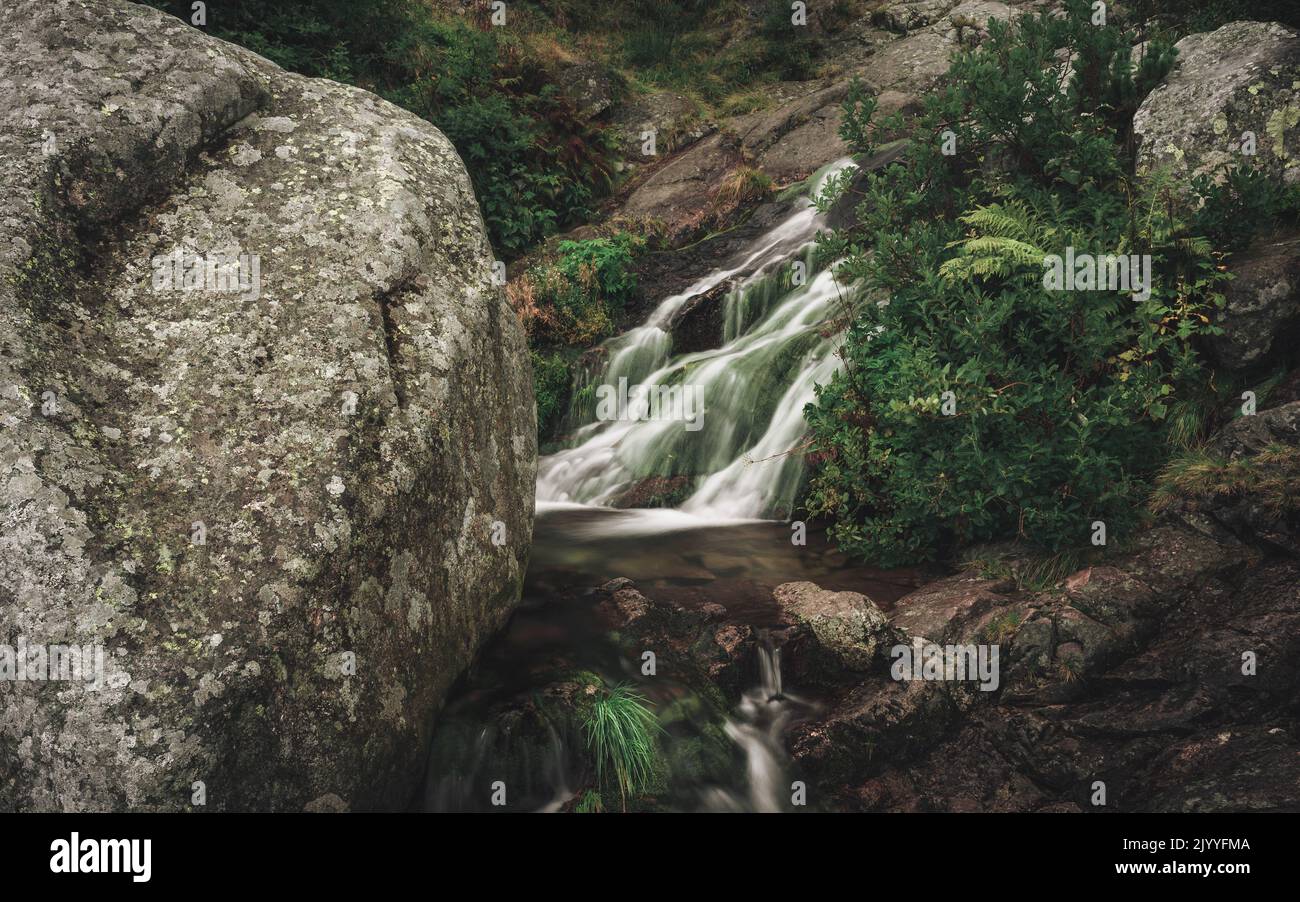 Karkonosze Wasserfälle Stockfoto