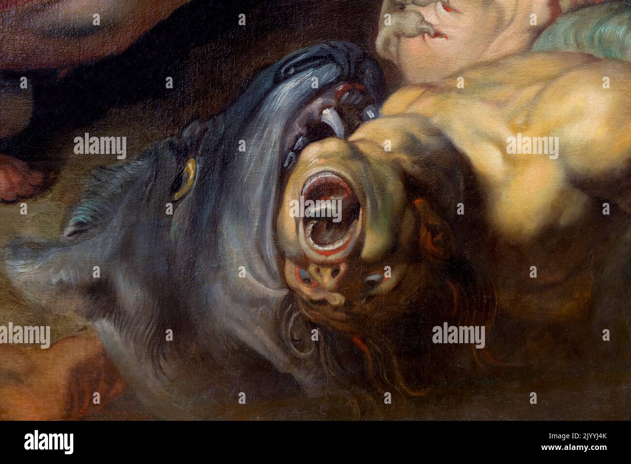 Das große jüngste Gericht, Detail, Peter Paul Rubens, um 1617, Alte Pinakothek, München, Deutschland, Europa Stockfoto