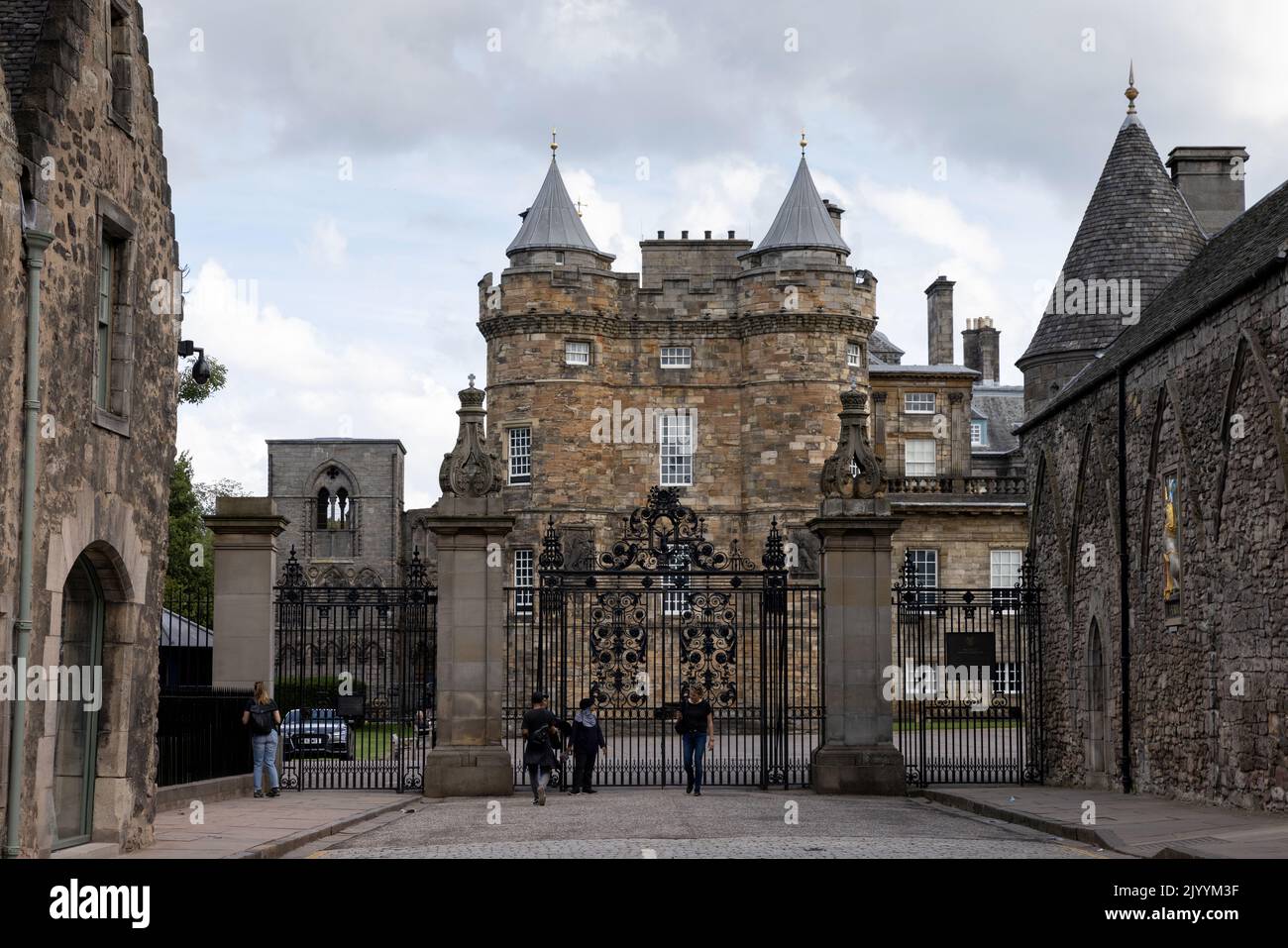 Holyrood Palace, Edinburgh Stockfoto