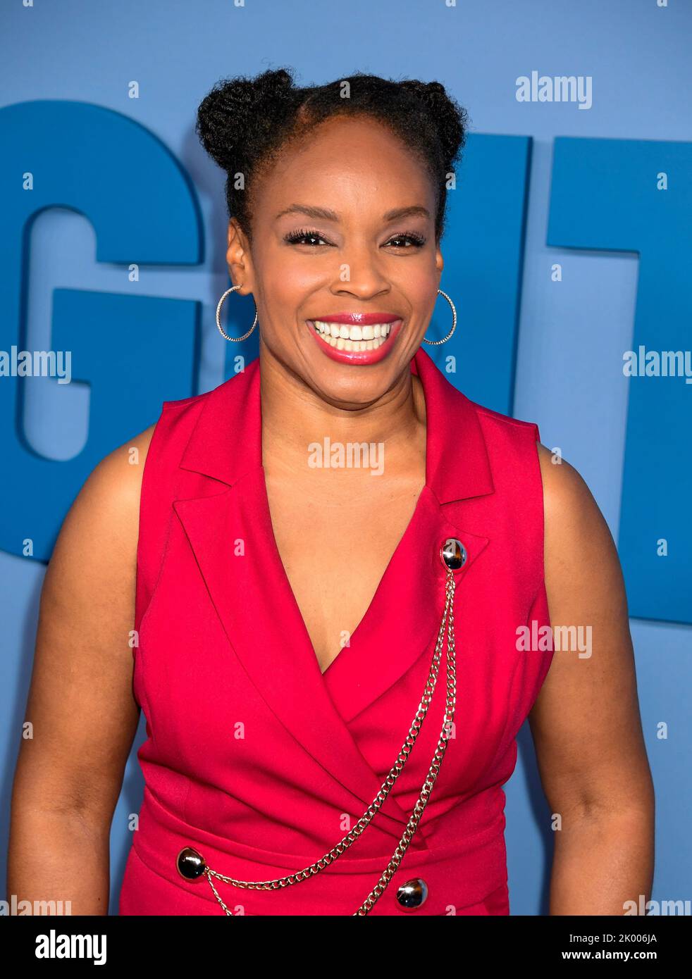 8. September 2022, New York City Amber Ruffin kommt zu APPLE TV Docu-Serie Premiere von GUTSY, im Times Center Theatre in New York City, Donnerstag, 8. September 2022 statt. Foto von Jennifer Graylock-Alamy Stockfoto
