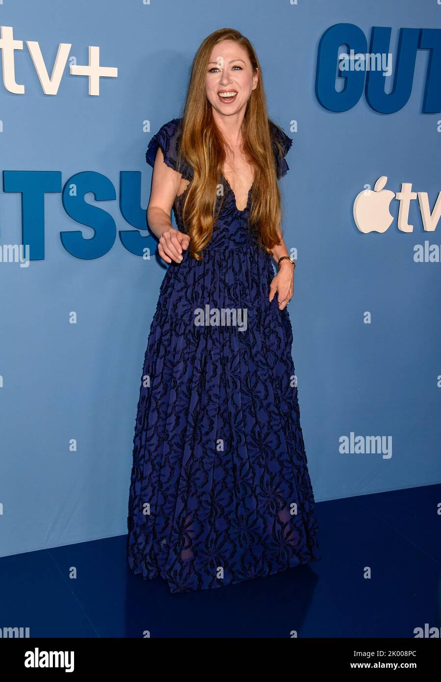 8. September 2022, New York City L-R: Chelsea Clinton kommt zu APPLE TV Docu-Serie Premiere von GUTSY, die am Donnerstag, 8. September 2022, im Times Center Theatre in New York City stattfand. Foto von Jennifer Graylock-Alamy Stockfoto
